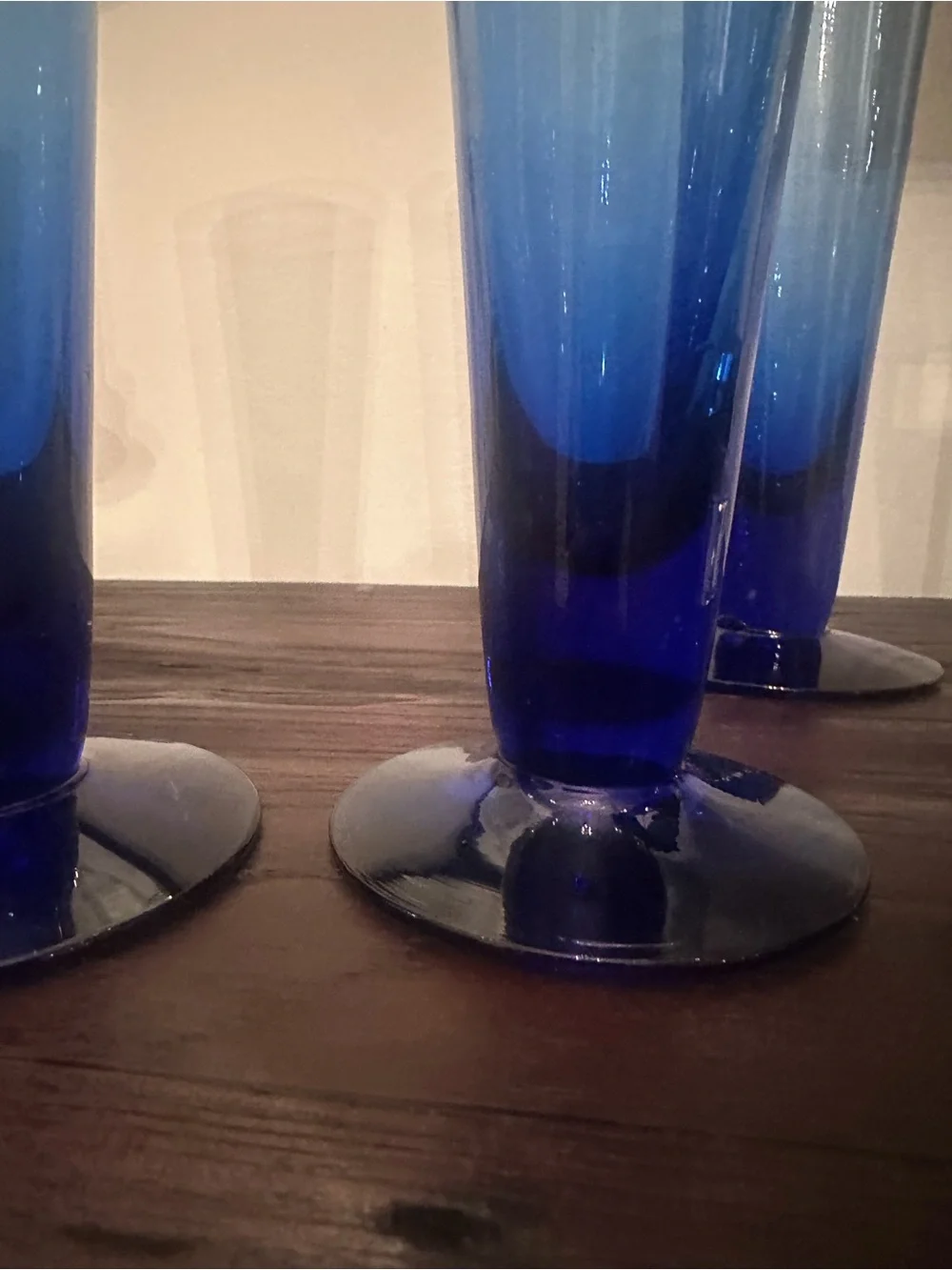 Cobalt Blue Flutes
